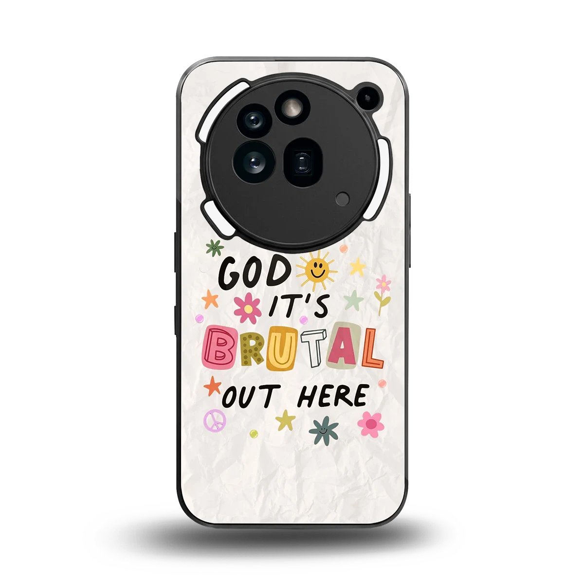 It's Brutal Out Here back phone cover | glass case for nothing phone 3a pro