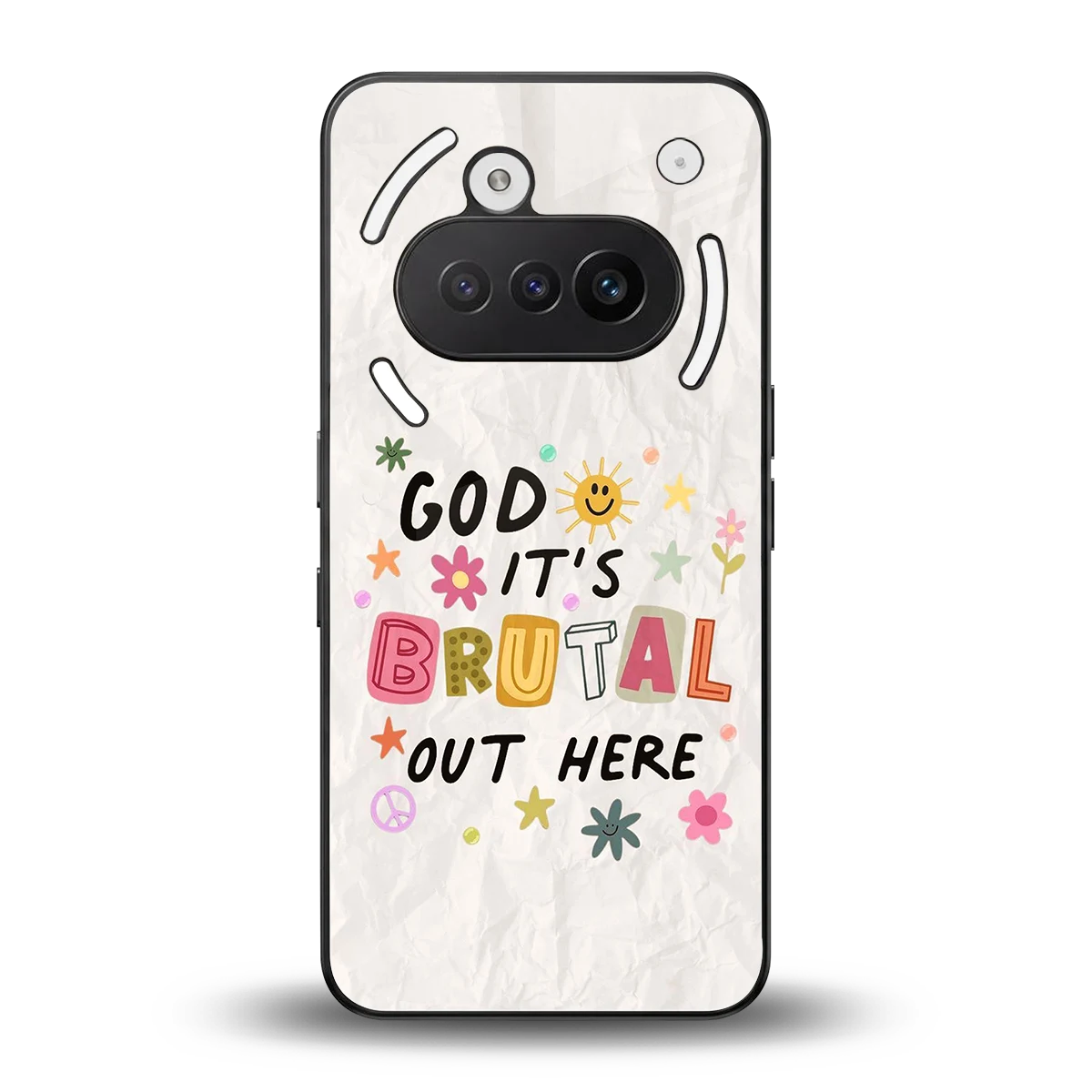 It's Brutal Out Here back phone cover | glass case for nothing phone 3a