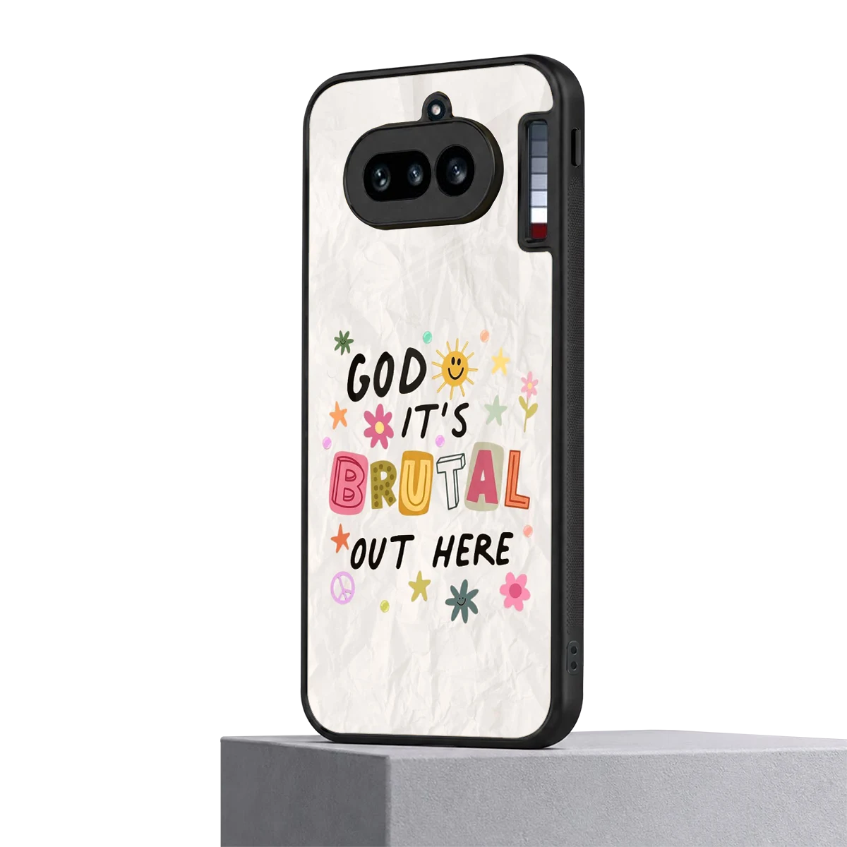 It's Brutal Out Here nothing phone 4a mobile cover | shockproof glass phone case