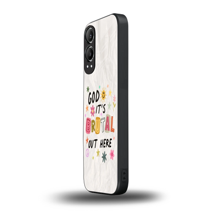 It's Brutal Out Here oneplus nord ce 4 lite mobile cover | shockproof glass phone case