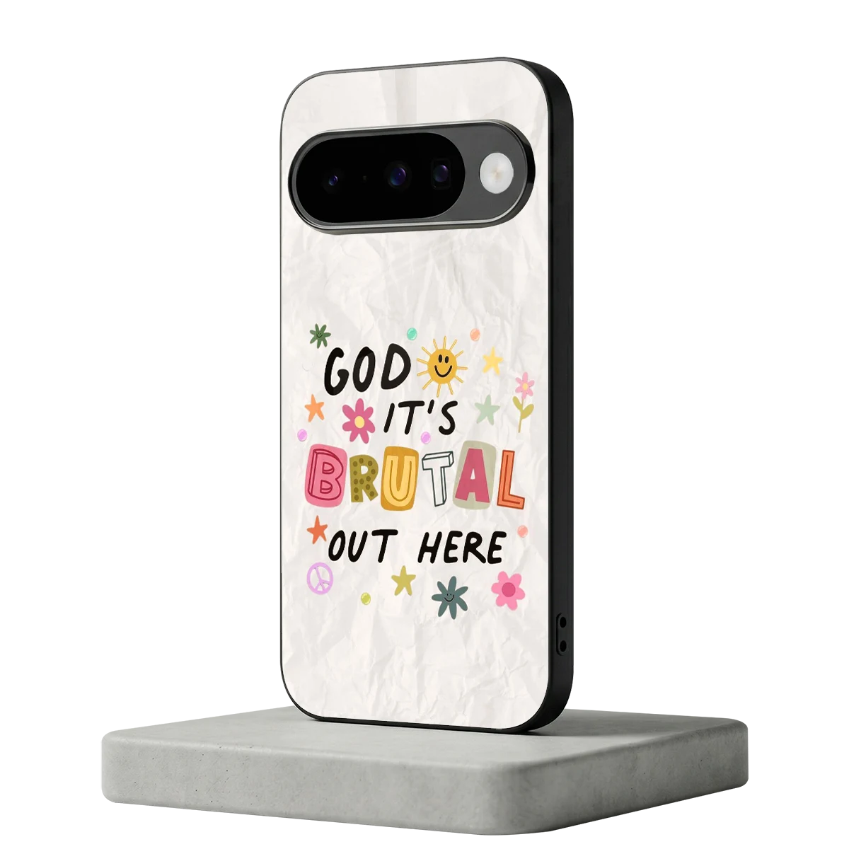 It's Brutal Out Here google pixel 10 mobile cover | shockproof glass phone case