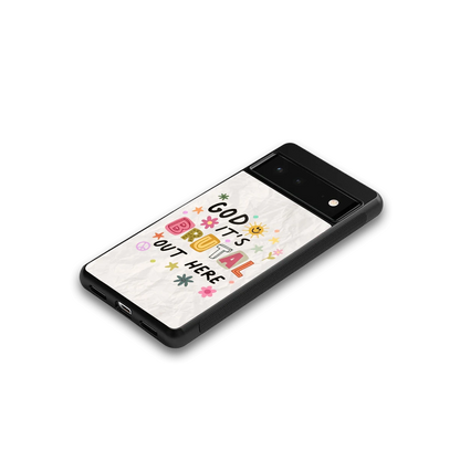 It's Brutal Out Here google pixel 6 mobile cover | shockproof glass phone case