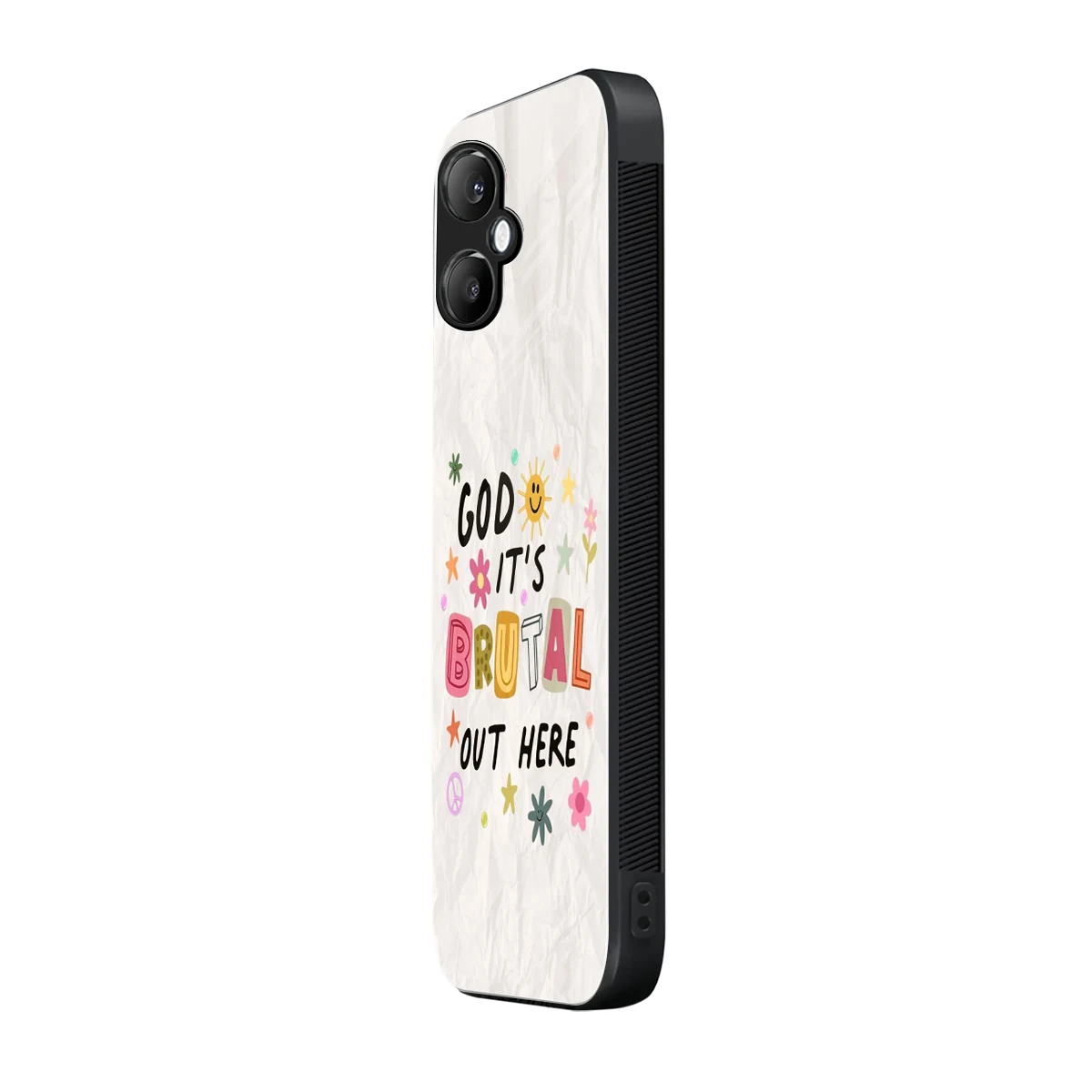 It's Brutal Out Here samsung galaxy a06 5g mobile cover | shockproof glass phone case