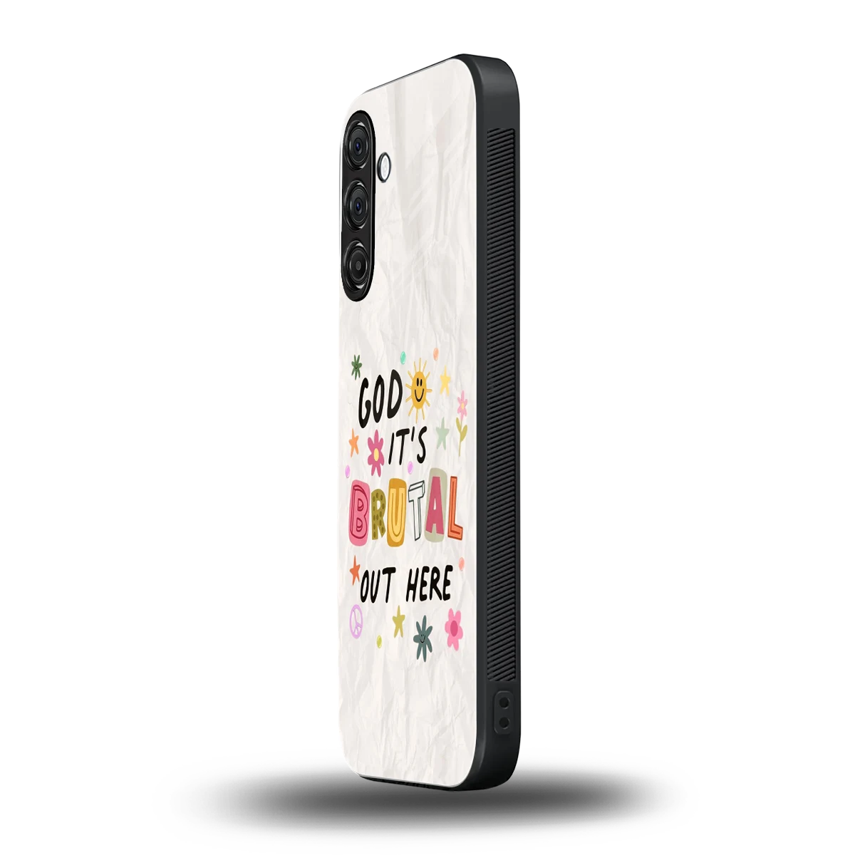 It's Brutal Out Here samsung galaxy m34 5g mobile cover | shockproof glass phone case