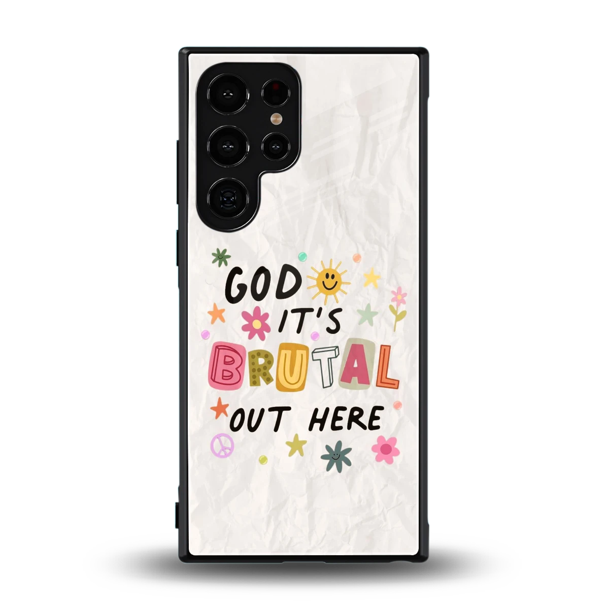 It's Brutal Out Here back phone cover | glass case for samsung galaxy s23 ultra