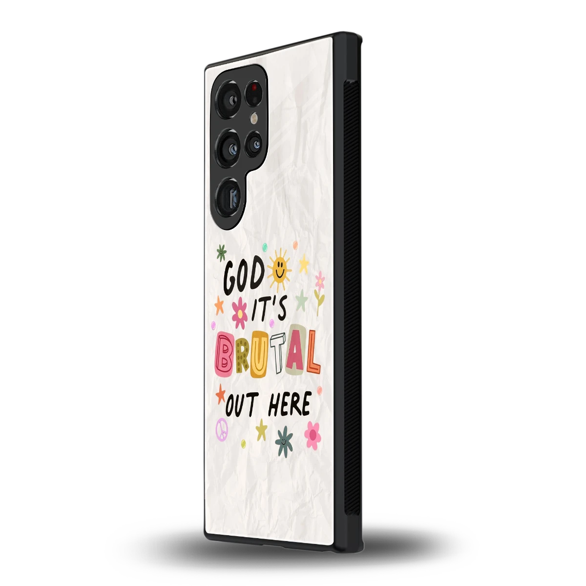 It's Brutal Out Here samsung galaxy s23 ultra mobile cover | shockproof glass phone case