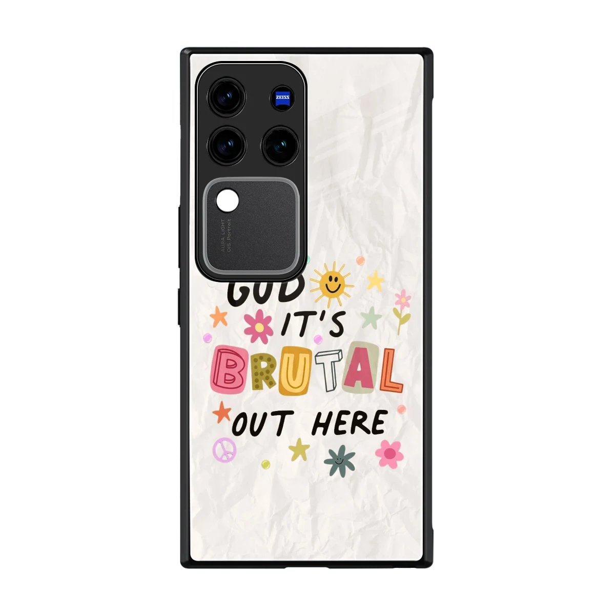 It's Brutal Out Here back phone cover | glass case forvivo v30 pro