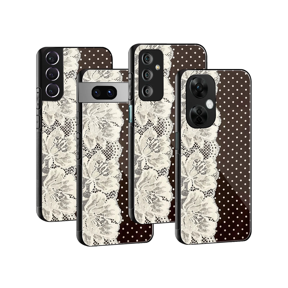 Stylish Glass Back Case for All Smartphones iPhone, Samsung, OnePlus, Pixel, Redmi, Oppo, Vivo, Motorola