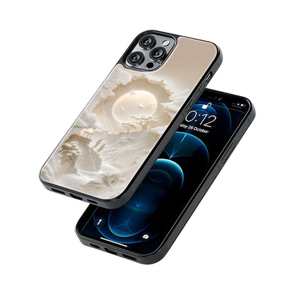 Protective Glass Back Phone Case Compatible with iPhone, Samsung, OnePlus, Pixel & More