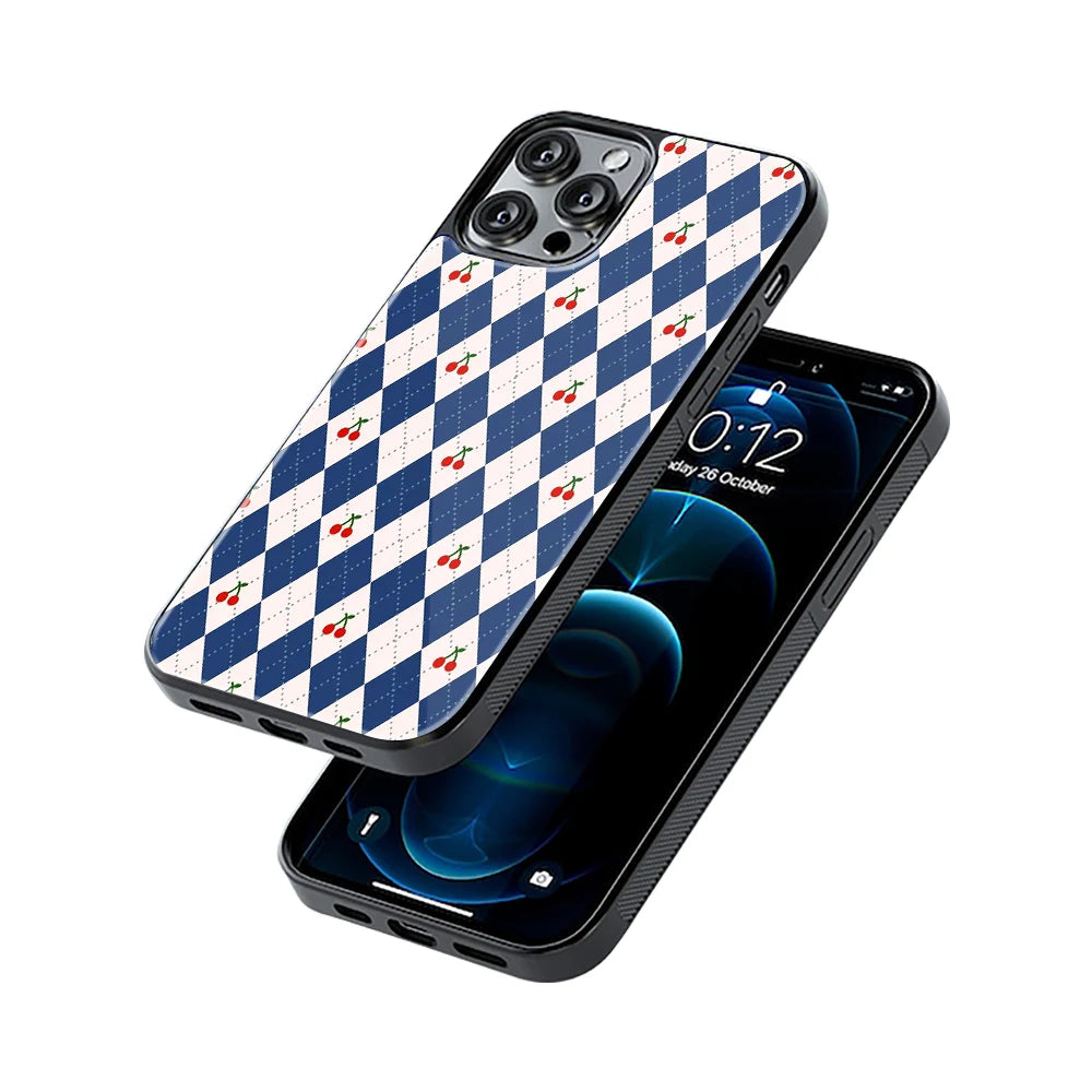 Protective Glass Back Phone Case Compatible with iPhone, Samsung, OnePlus, Pixel & More