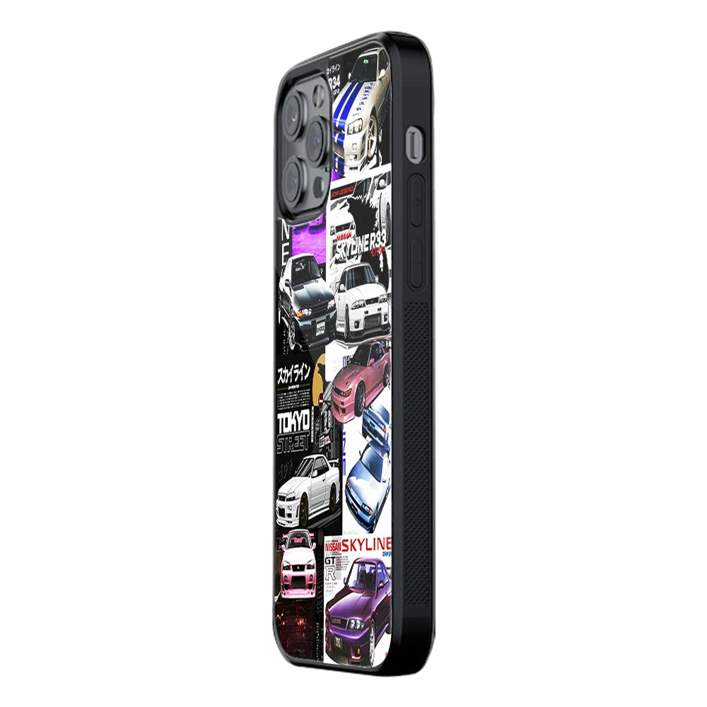 Trendy Glass Back Mobile Case for iPhone, Samsung, Redmi, OnePlus, Google Pixel, Motorola
