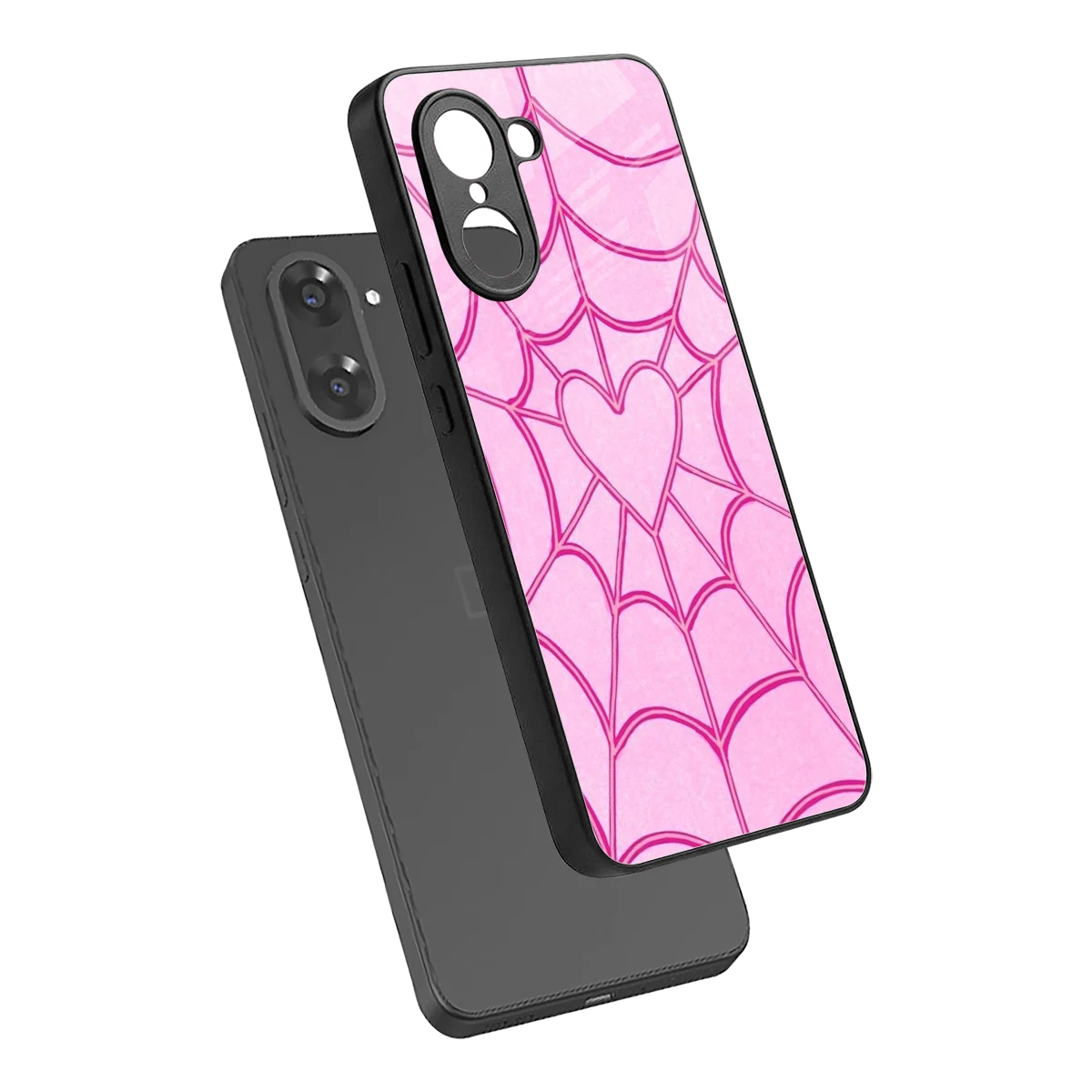 Jelly Bean sleek oneplus nord ce5 5g cover with tempered glass back and TPU edges