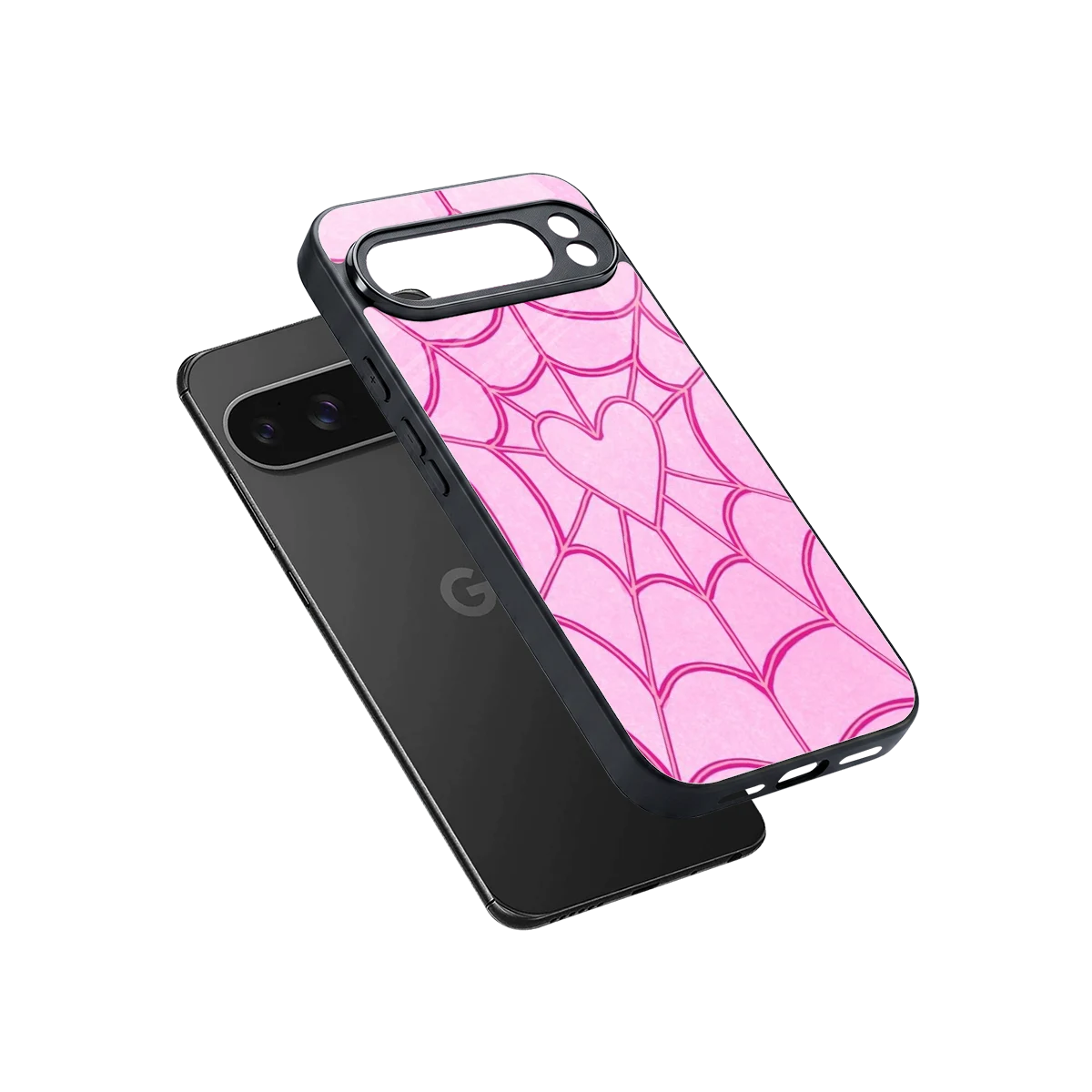 Jelly Bean sleek google pixel 10 pro xl cover with tempered glass back and TPU edges