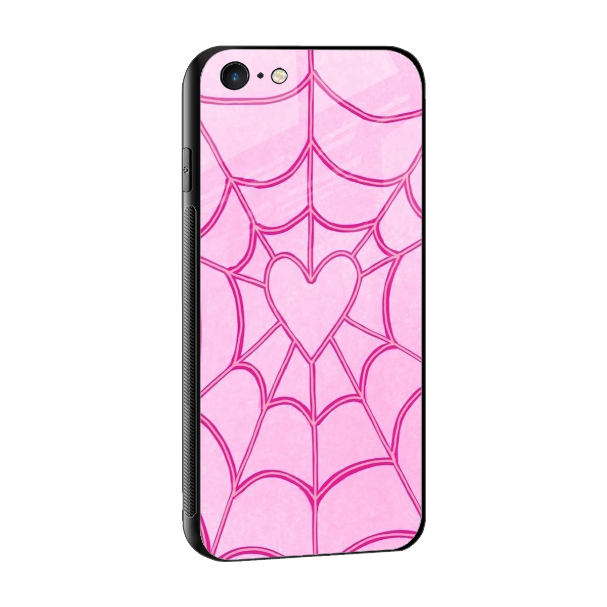 Jelly Bean sleek iphone 6 cover with tempered glass back and TPU edges