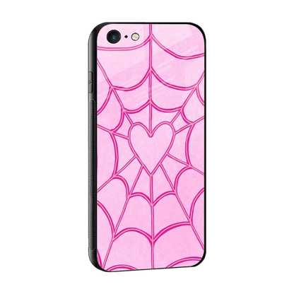 Jelly Bean sleek iphone 6s cover with tempered glass back and TPU edges