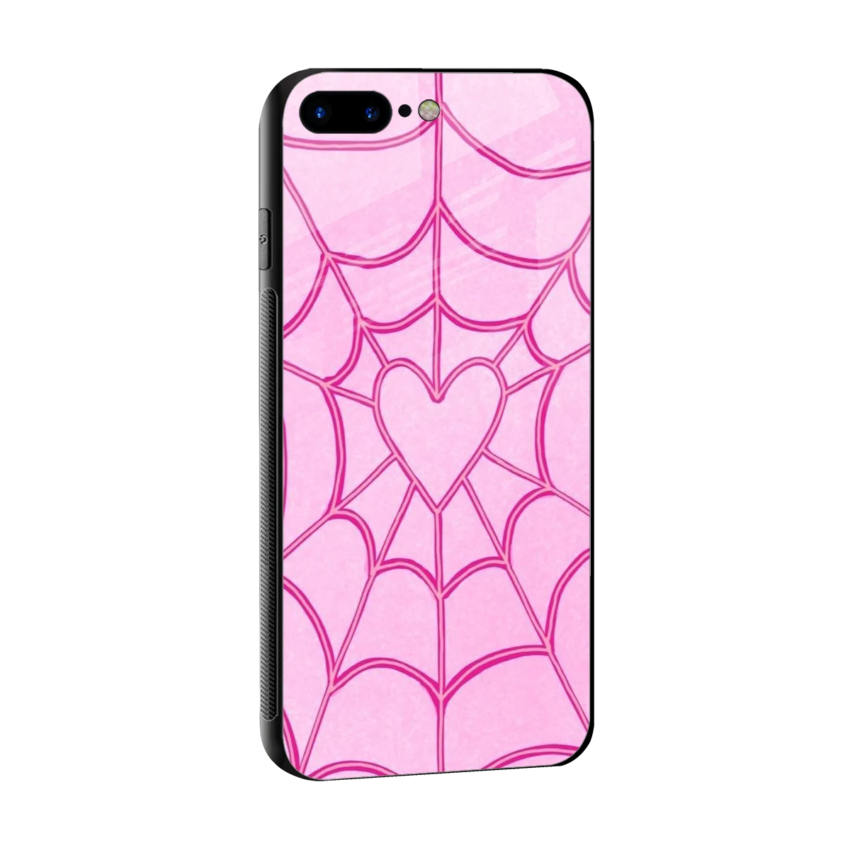 Jelly Bean sleek iphone 7 plus cover with tempered glass back and TPU edges