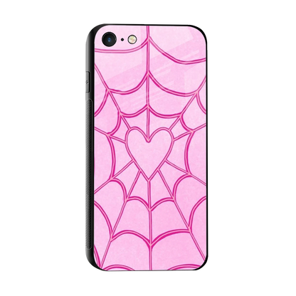 Jelly Bean sleek iphone 8 cover with tempered glass back and TPU edges