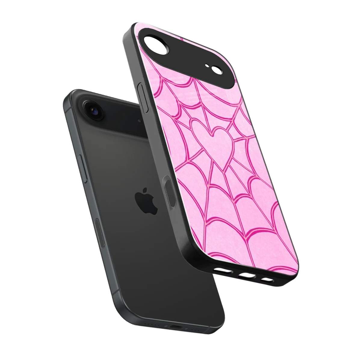 Jelly Bean sleek iphone air cover with tempered glass back and TPU edges