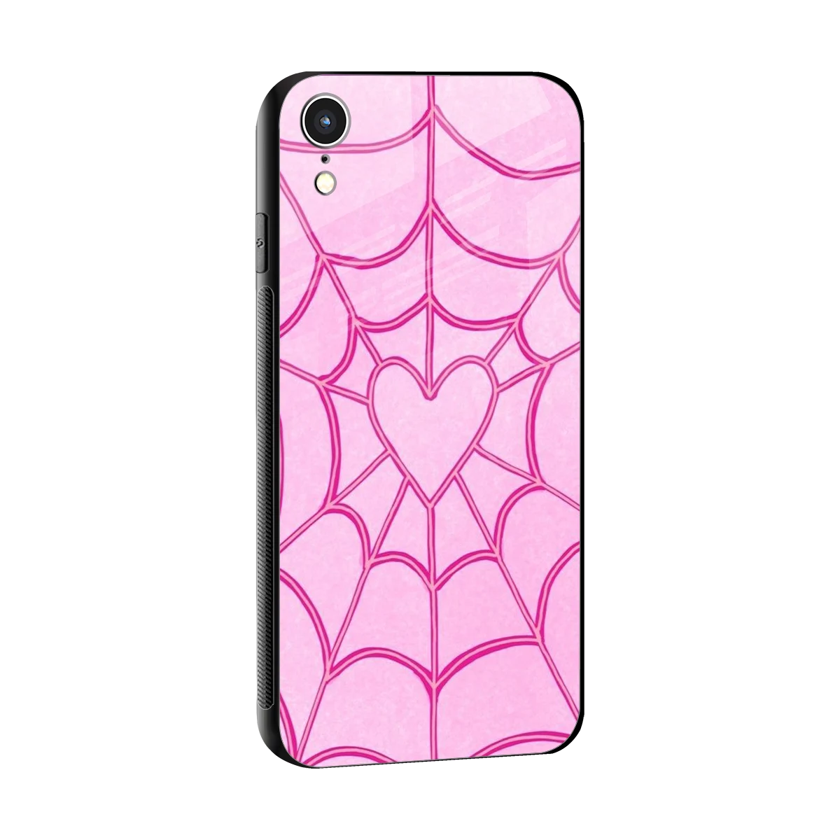 Jelly Bean sleek iphone xr cover with tempered glass back and TPU edges