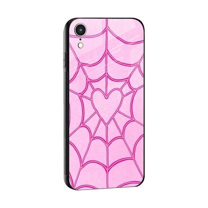 Jelly Bean sleek iphone xr cover with tempered glass back and TPU edges