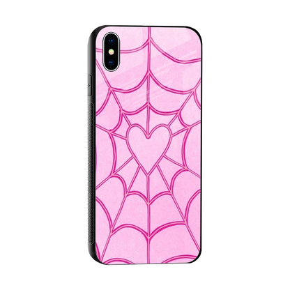 Jelly Bean sleek iphone xs max cover with tempered glass back and TPU edges