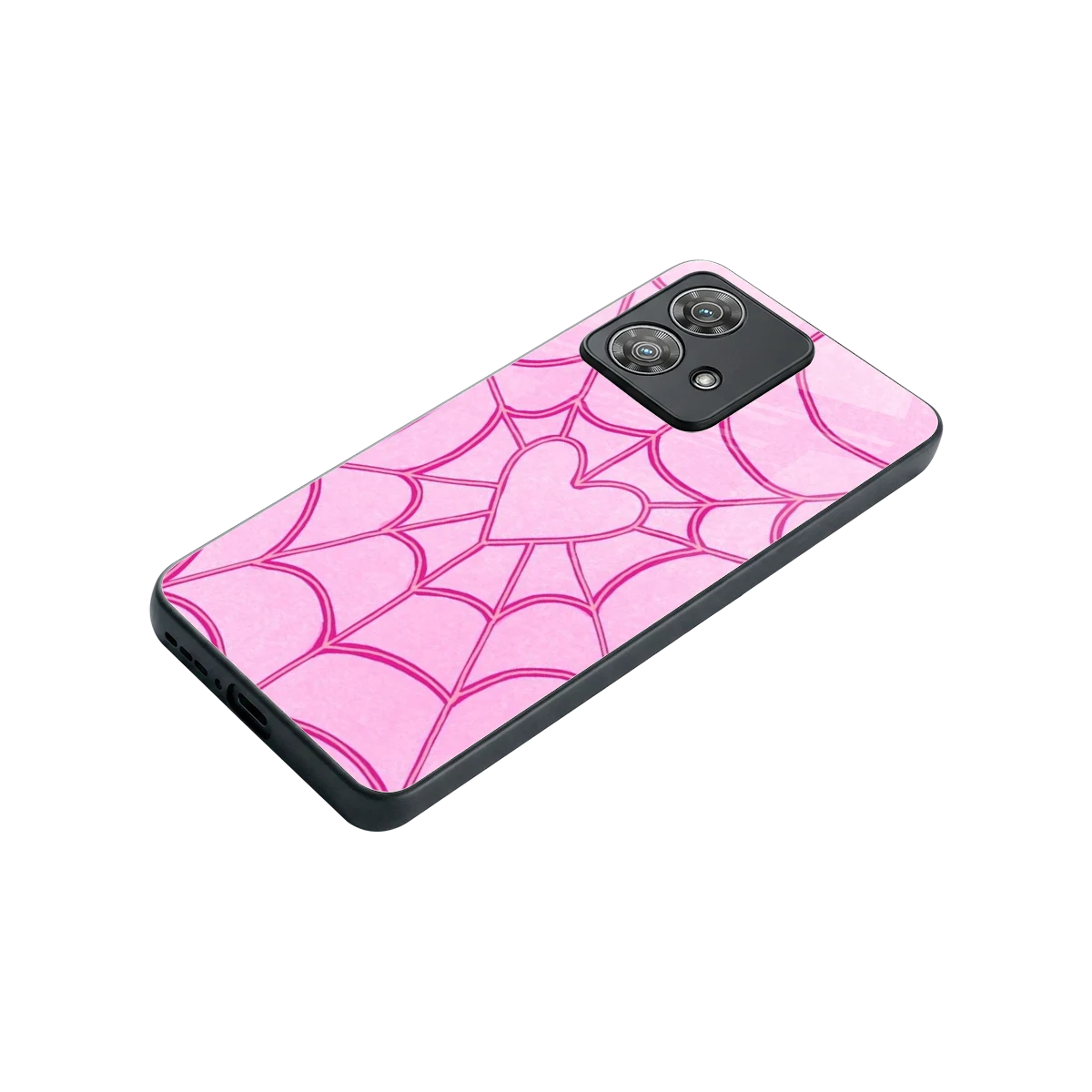Jelly Bean stylish phone case for motorola edge 40 neo 5g | glossy glass and slim fit