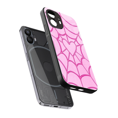 Jelly Bean sleek nothing phone 2 cover with tempered glass back and TPU edges