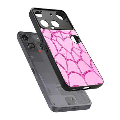 Jelly Bean sleek nothing phone 3 cover with tempered glass back and TPU edges