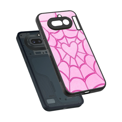 Jelly Bean sleek nothing phone 4a cover with tempered glass back and TPU edges