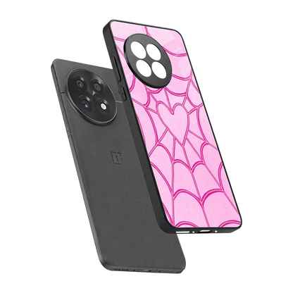 Jelly Bean sleek oneplus 13r cover with tempered glass back and TPU edges