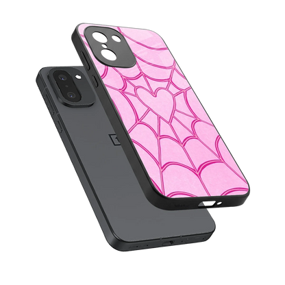 Jelly Bean sleek oneplus 15r cover with tempered glass back and TPU edges