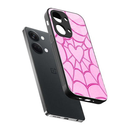 Jelly Bean sleek oneplus nord 3 cover with tempered glass back and TPU edges