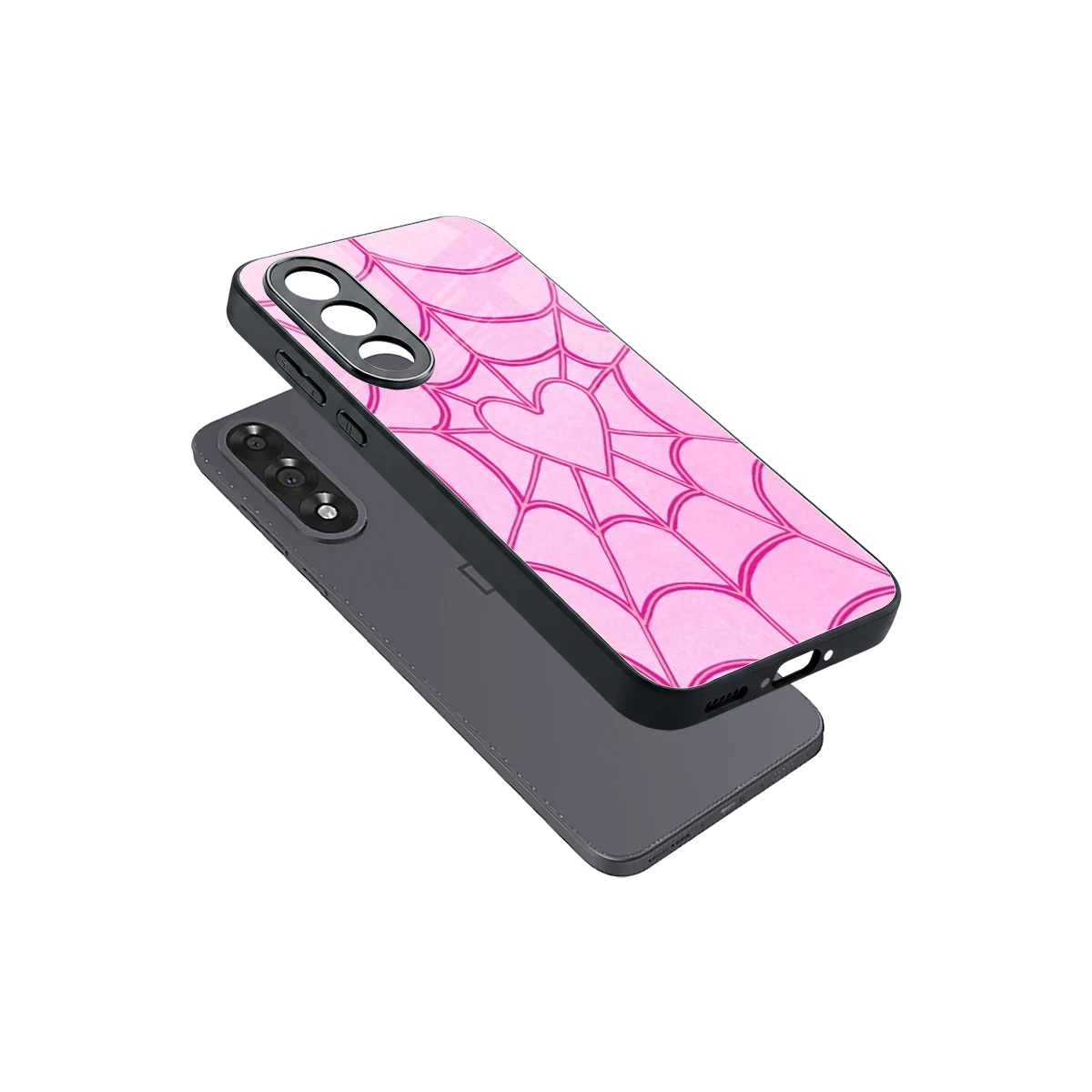 Jelly Bean sleek oneplus nord 5 cover with tempered glass back and TPU edges