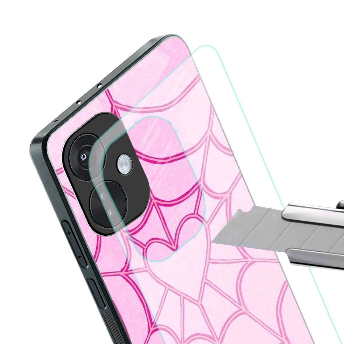 Jelly Bean stylish phone case for oneplus nord ce 3 | glossy glass and slim fit