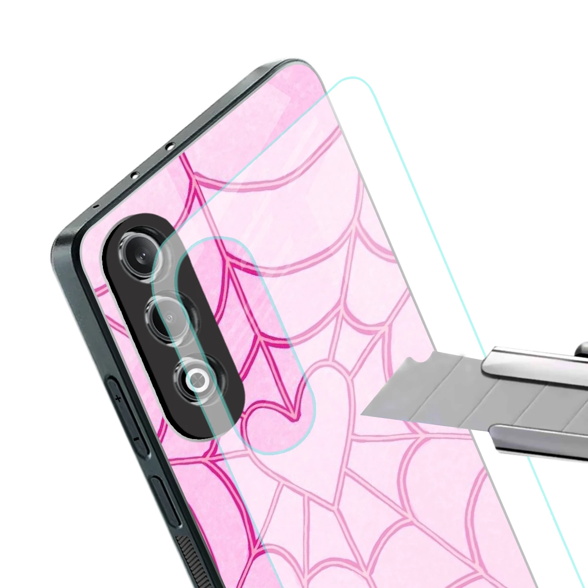 Jelly Bean stylish phone case for oneplus nord ce 4 | glossy glass and slim fit