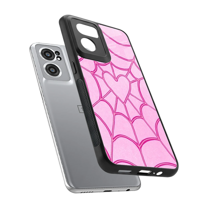 Jelly Bean sleek oneplus nord ce 2 cover with tempered glass back and TPU edges