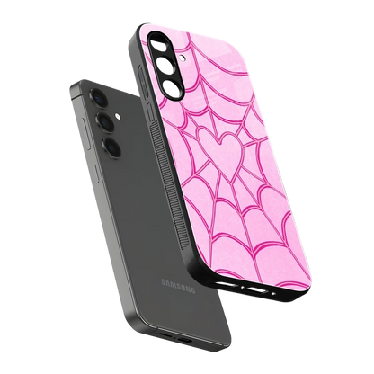 Jelly Bean sleek samsung galaxy a55 5g cover with tempered glass back and TPU edges