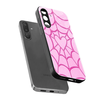 Jelly Bean sleek samsung galaxy m36 5g cover with tempered glass back and TPU edges