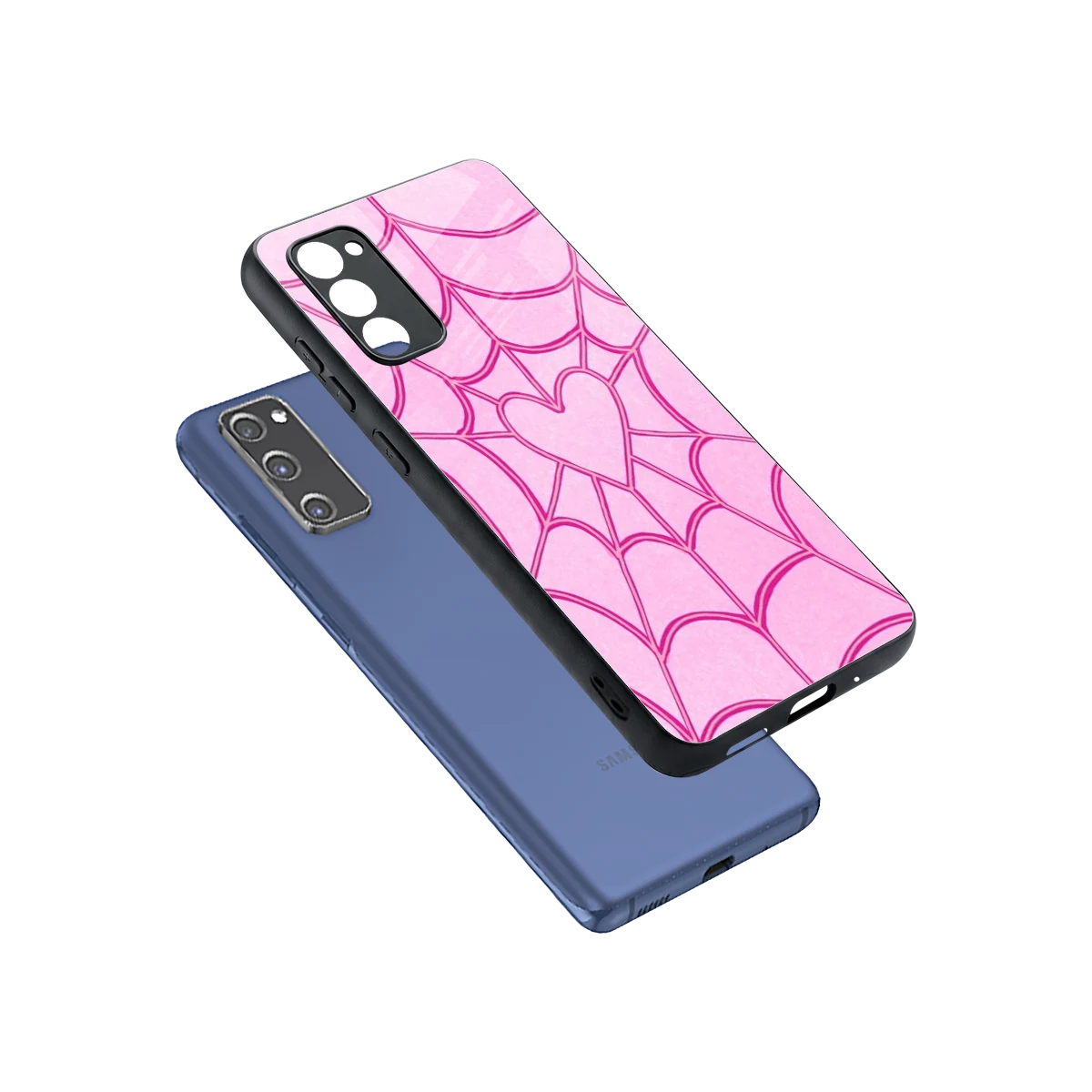 Jelly Bean sleek samsung galaxy s20 fe cover with tempered glass back and TPU edges