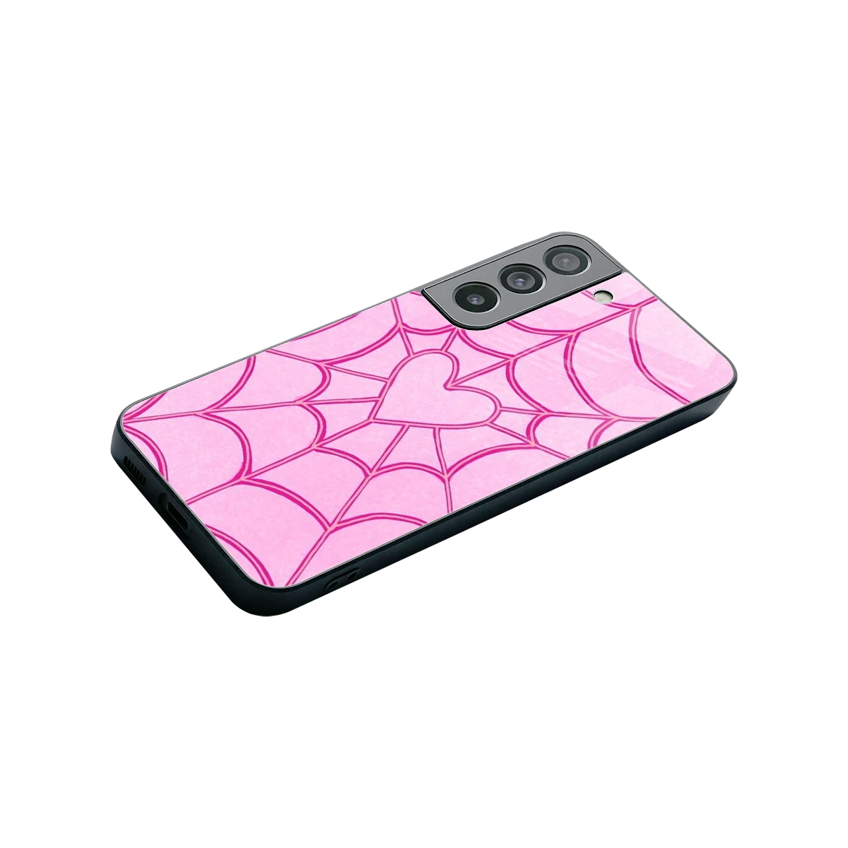 Jelly Bean stylish phone case for samsung galaxy s22 | glossy glass and slim fit