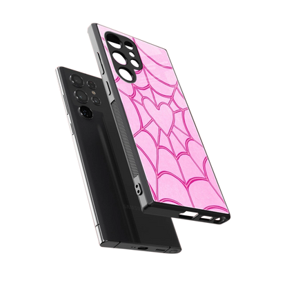 Jelly Bean sleek samsung galaxy s23 ultra cover with tempered glass back and TPU edges