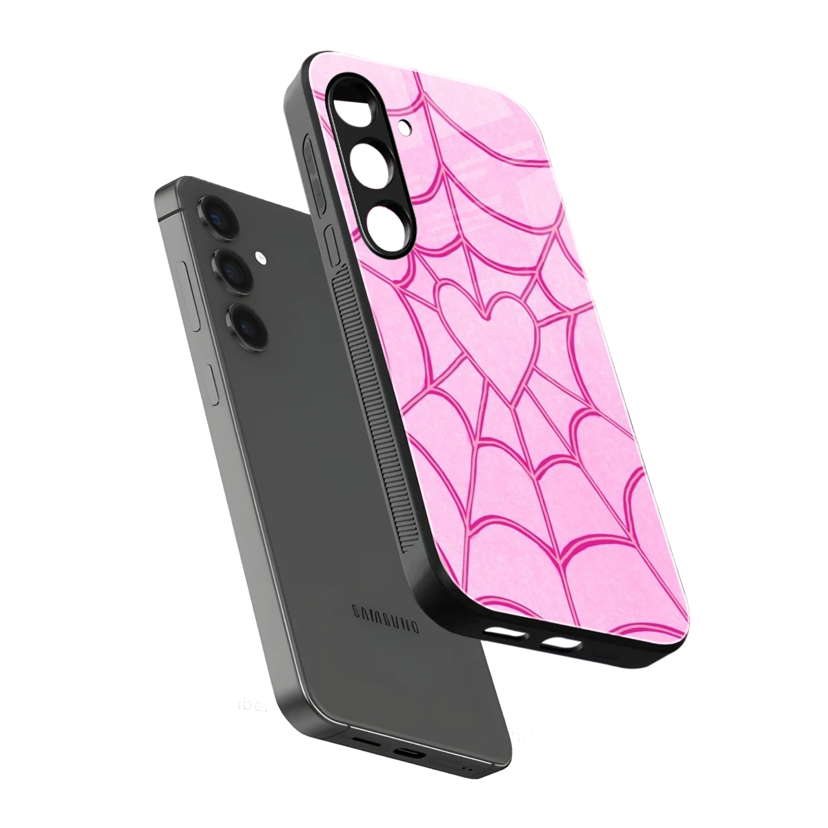 Jelly Bean sleek samsung galaxy s24 plus cover with tempered glass back and TPU edges