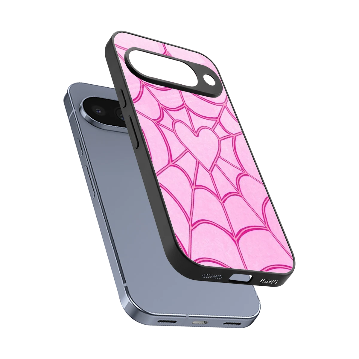 Jelly Bean sleek google pixel 10 cover with tempered glass back and TPU edges