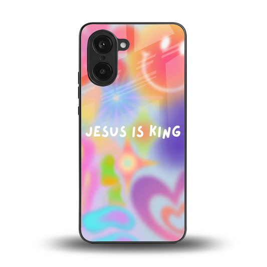 Jesus Is King back phone cover | glass case for oneplus nord ce5 5g