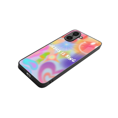 Jesus Is King stylish phone case for oneplus nord ce5 5g | glossy glass and slim fit