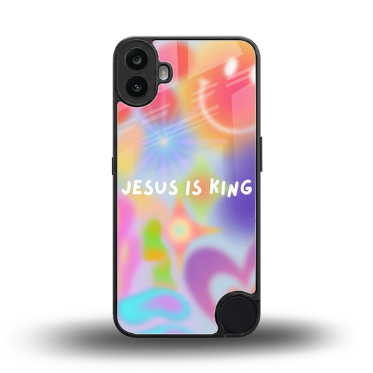 Jesus Is King back phone cover | glass case for cmf nothing phone 1