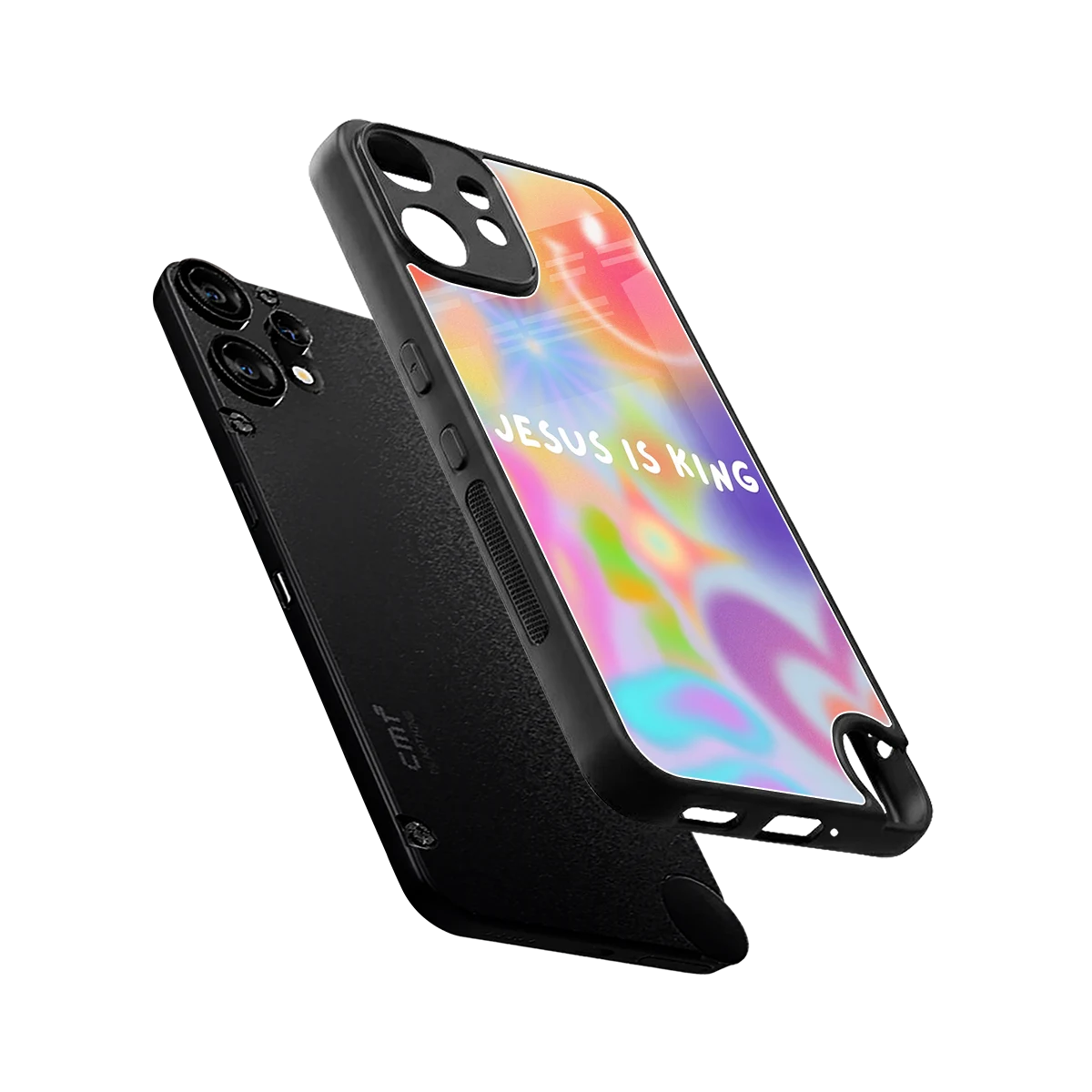 Jesus Is King sleek cmf nothing phone 2 pro cover with tempered glass back and TPU edges