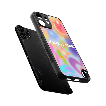 Jesus Is King sleek cmf nothing phone 2 pro cover with tempered glass back and TPU edges