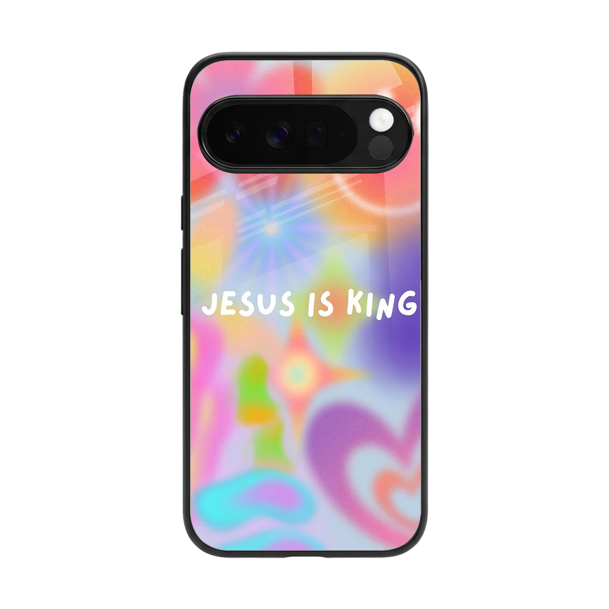Jesus Is King back phone cover | glass case for google pixel 10 pro xl