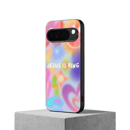 Jesus Is King google pixel 10 pro xl mobile cover | shockproof glass phone case